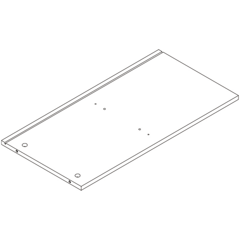 Arched 35in 6 Cubby Storage Cabinet - Part 9 - Lower Left Side Panel