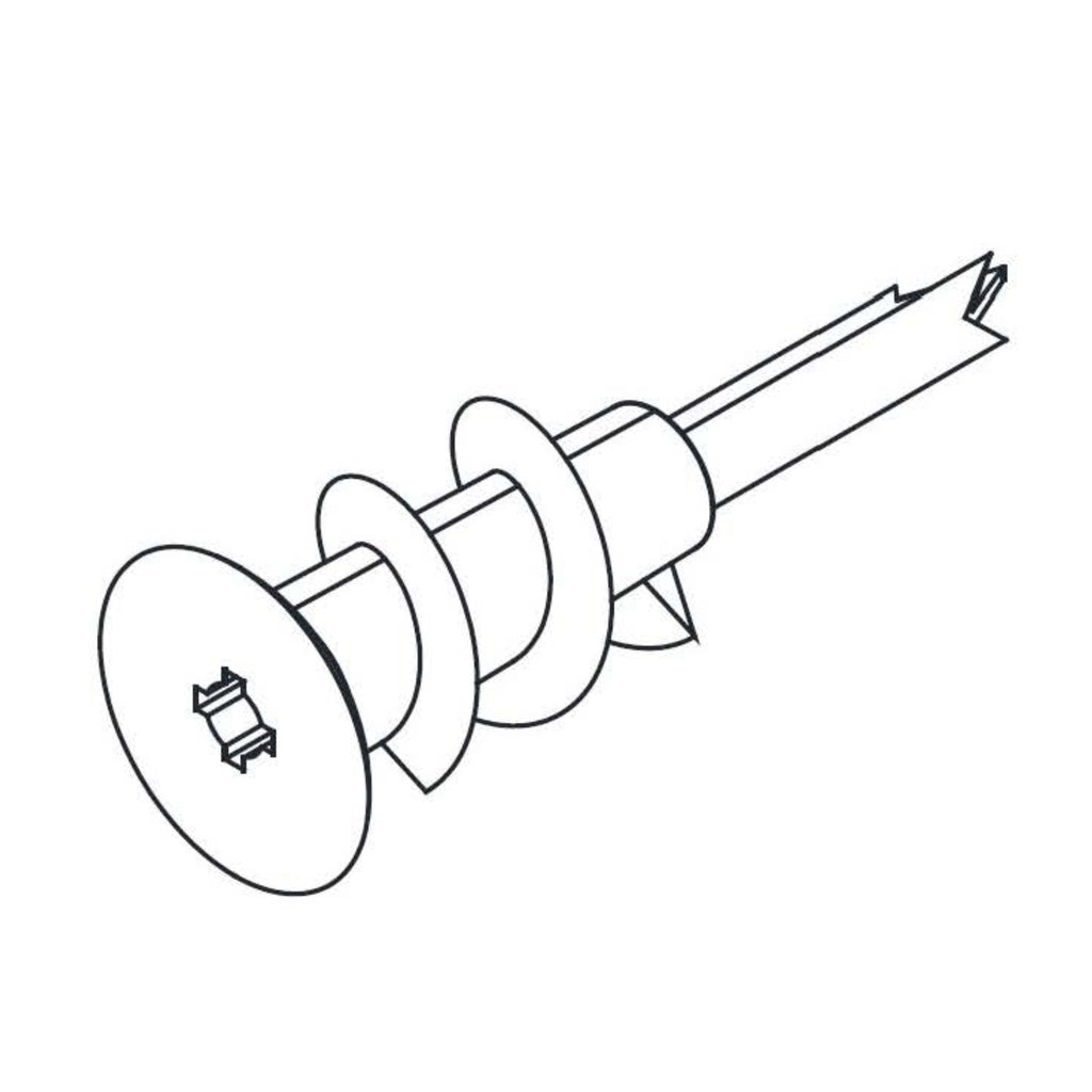 Kids Magnetic Art Bar - Part B - Plastic Wall Anchor