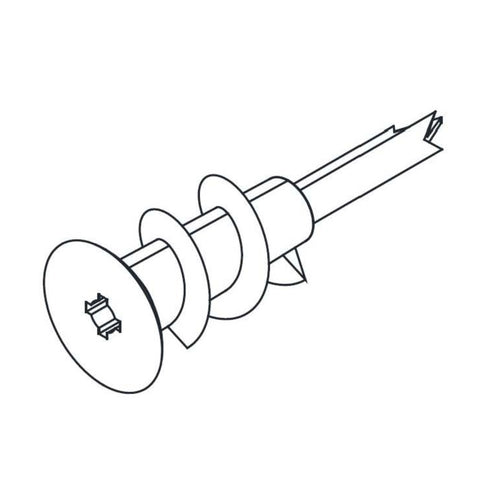 Kids Magnetic Art Bar - Part B - Plastic Wall Anchor