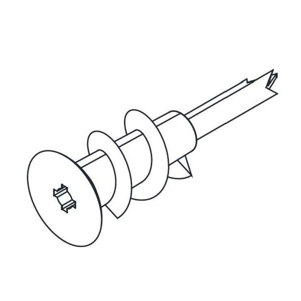 Kids Magnetic Art Bar - Part B - Plastic Wall Anchor