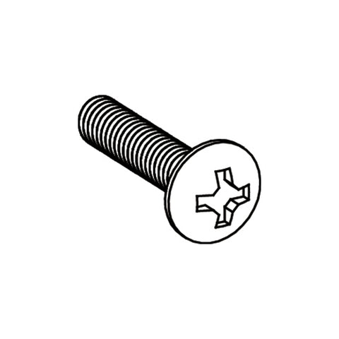 Geneva Wall Cabinet with Mirror and Layered Drop-Down Door - Part K - Machine Screw (4x18mm)