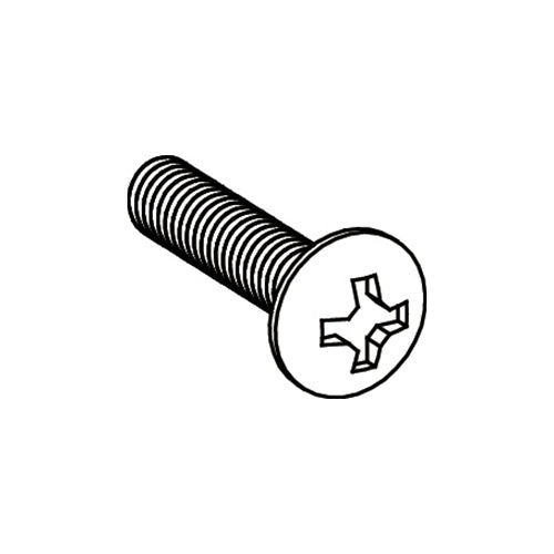 Geneva Wall Cabinet with Mirror and Layered Drop-Down Door - Part K - Machine Screw (4x18mm)