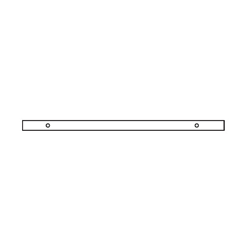 Shorewood Two-Door Wall Cabinet with Rattan Backboard - Part M - Wall Mounting Paper Template