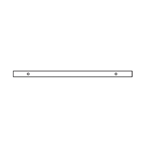 Shorewood Two-Door Wall Cabinet with Rattan Backboard - Part M - Wall Mounting Paper Template
