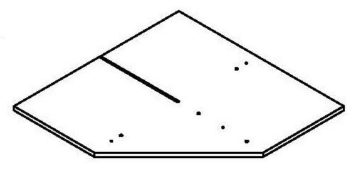 Kids Corner Storage Cabinet with Cubbies & Shelves - Part 03 - Bottom Shelf