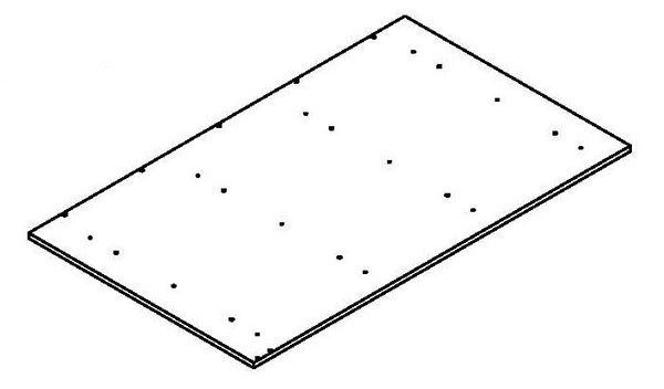 Kids Corner Storage Cabinet with Cubbies & Shelves - Part 05 - Right Side Panel