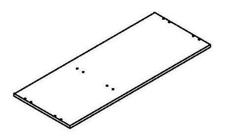 Kids Toy Organizer with Cubbies & Veggie Bins - Part 05 - Bottom Board