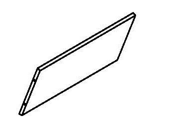 Kids Toy Organizer with Cubbies & Veggie Bins - Part 07 - Front Panel