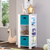 Book Nook Kids Cubby Storage Tower with Bookshelves