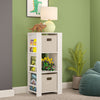 Book Nook Kids Cubby Storage Tower with Bookshelves