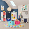 Book Nook Kids Cubby Storage Cabinet with Bookrack