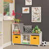 Book Nook Kids Storage Bench with Cubbies