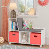 Book Nook Kids Storage Bench with Cubbies