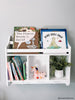 Book Nook Kids Wall Shelf with Cubbies and Bookrack