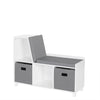Book Nook Kids Storage Bench with Cubbies