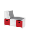 Book Nook Kids Storage Bench with Cubbies