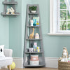 Kids 5-Tier Corner Ladder Shelf