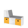 Book Nook Kids Storage Bench with Cubbies