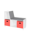 Book Nook Kids Storage Bench with Cubbies
