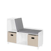 Book Nook Kids Storage Bench with Cubbies