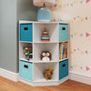 Kids Corner Storage Cabinet with Cubbies & Shelves