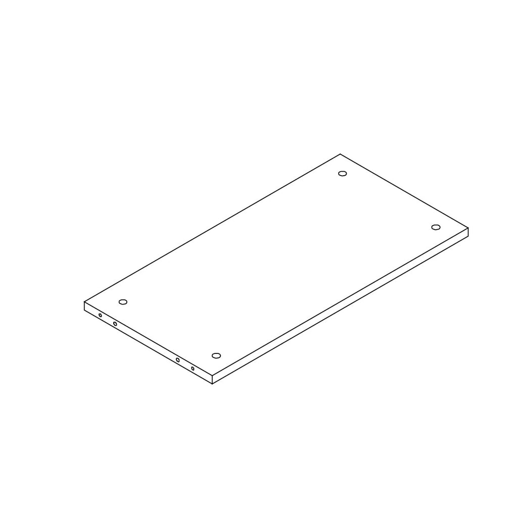 Kids 23" Bookcase with Toy Organizer - Part 02 - Shelf