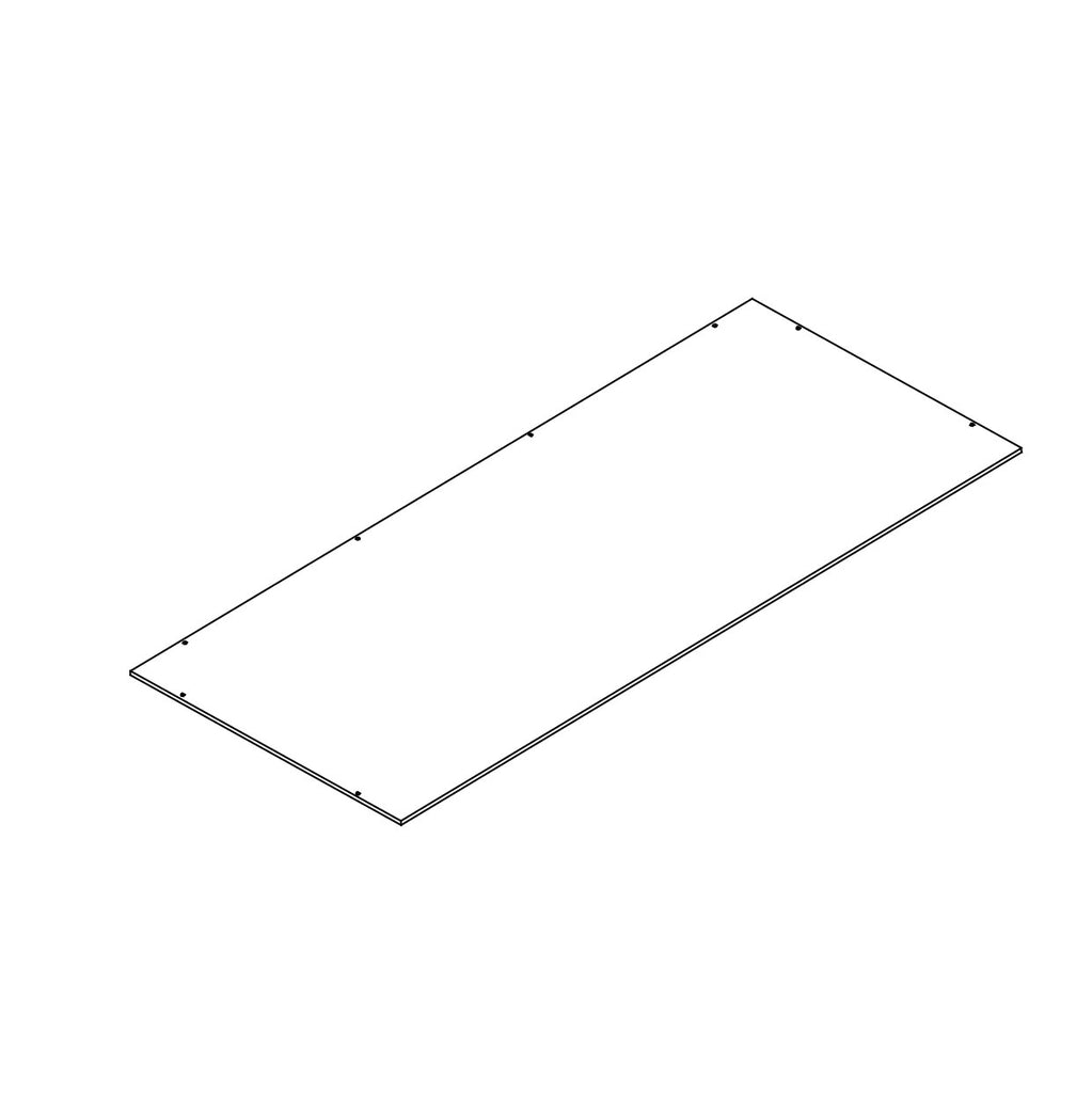 Kids 23" Bookcase with Toy Organizer - Part 10 - Lower Back Board