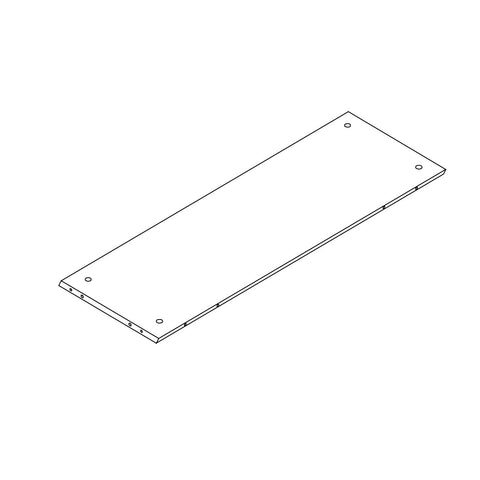 Kids 34" Bookcase with Toy Organizer - Part 03 - Front Panel