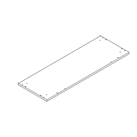 Kids 34" Bookcase with Toy Organizer - Part 04 - Bottom Board