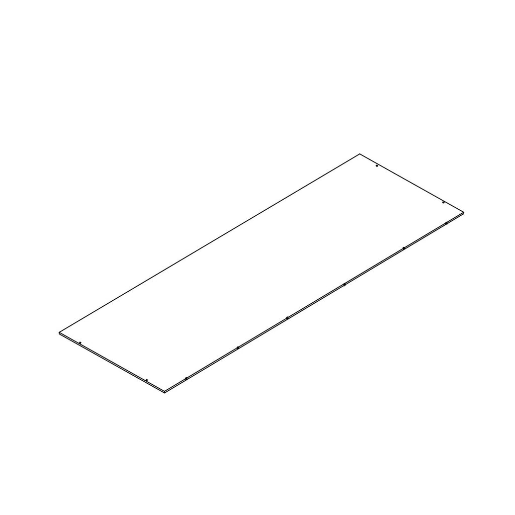 Kids 34" Bookcase with Toy Organizer - Part 09 - Middle Back Board