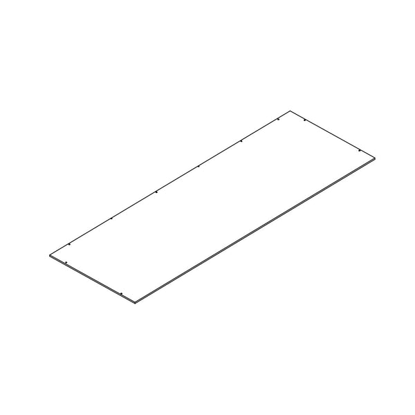 Kids 34" Bookcase with Toy Organizer - Part 10 - Lower Back Board