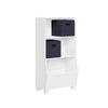 Kids 23" Bookcase with Toy Organizer