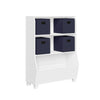 Kids 34" Bookcase with Toy Organizer