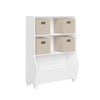 Kids 34" Bookcase with Toy Organizer