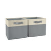 Two-Tone Kids 2pc Storage Bin Set