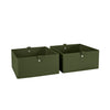 Half Size Kids 2pc Storage Bin Set