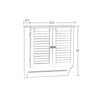 Ellsworth Two-Door Wall Cabinet