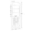 Ellsworth Tall Corner Cabinet