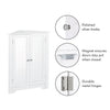 Ellsworth 3-Shelf Corner Cabinet