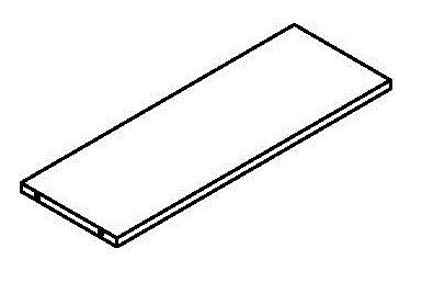 Ashland Two Door Wall Cabinet - Part 08 - Fixed Shelf