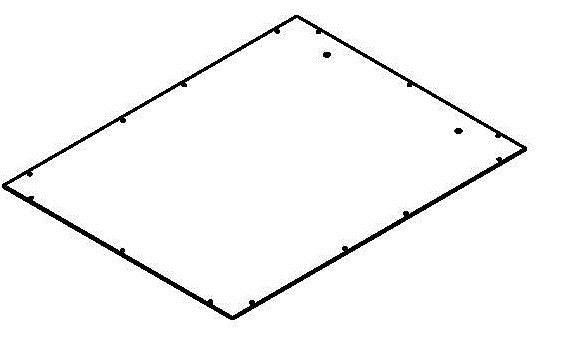 Ashland Single Door Wall Cabinet - Part 08 - Back Board