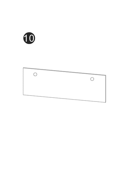Medford Wall Cabinet - Part 10 - Top Back Board