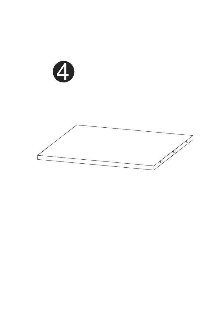 Medford Tall Cabinet - Part 04 - Top Fixed Shelf