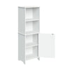 Medford Tall Floor Cabinet with Open Shelves