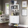 Ellsworth Two-Door Floor Cabinet with Open Shelf