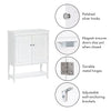 Ellsworth Two-Door Floor Cabinet with Open Shelf