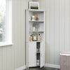 Somerset Tall Two-Door Corner Cabinet