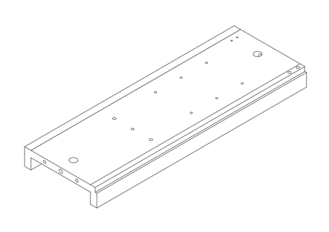 Prescott Single Door Wall Cabinet - Part 02 - Left Side Board