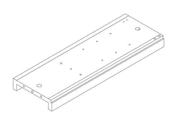 Prescott Single Door Wall Cabinet - Part 02 - Left Side Board