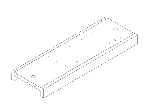 Prescott Single Door Wall Cabinet - Part 03 - Right Side Board